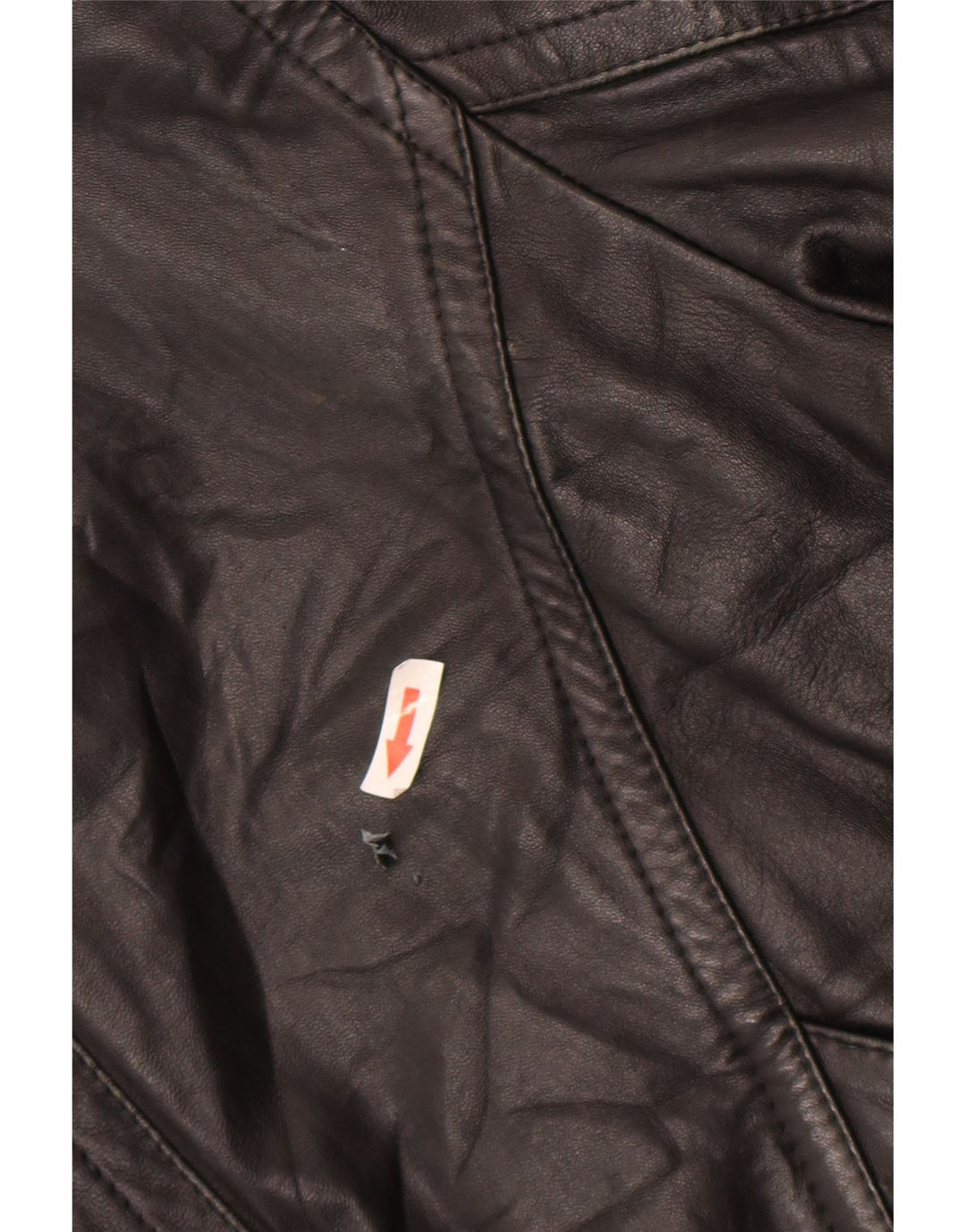 Vintage Mens Leather Jacket UK 42 XL Black Leather