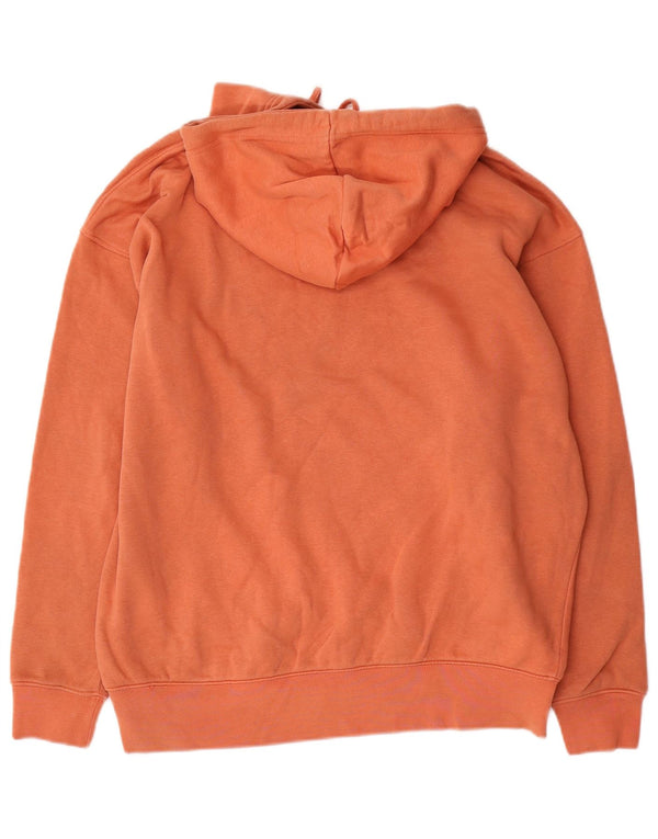 Nike Mens Loose Fit Hoodie Jumper Small Orange Cotton