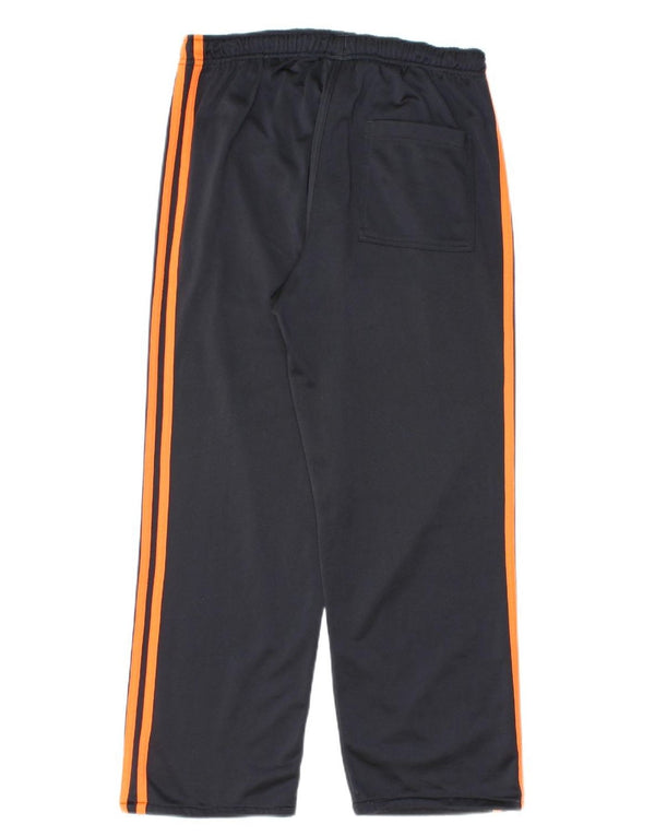 Adidas Mens Tracksuit Trousers Small  Navy Blue Polyester