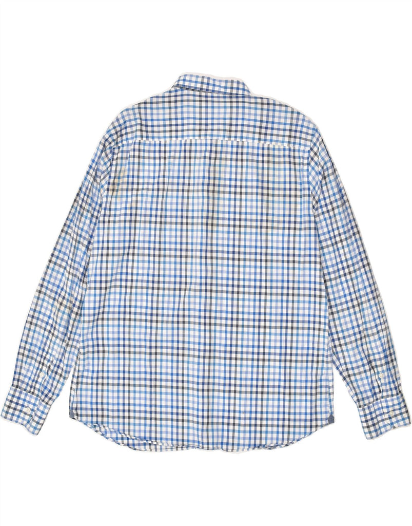 MASSIMO DUTTI Mens Finest Fabric Shirt 2XL Blue Check | Vintage Massimo Dutti | Thrift | Second-Hand Massimo Dutti | Used Clothing | Messina Hembry 