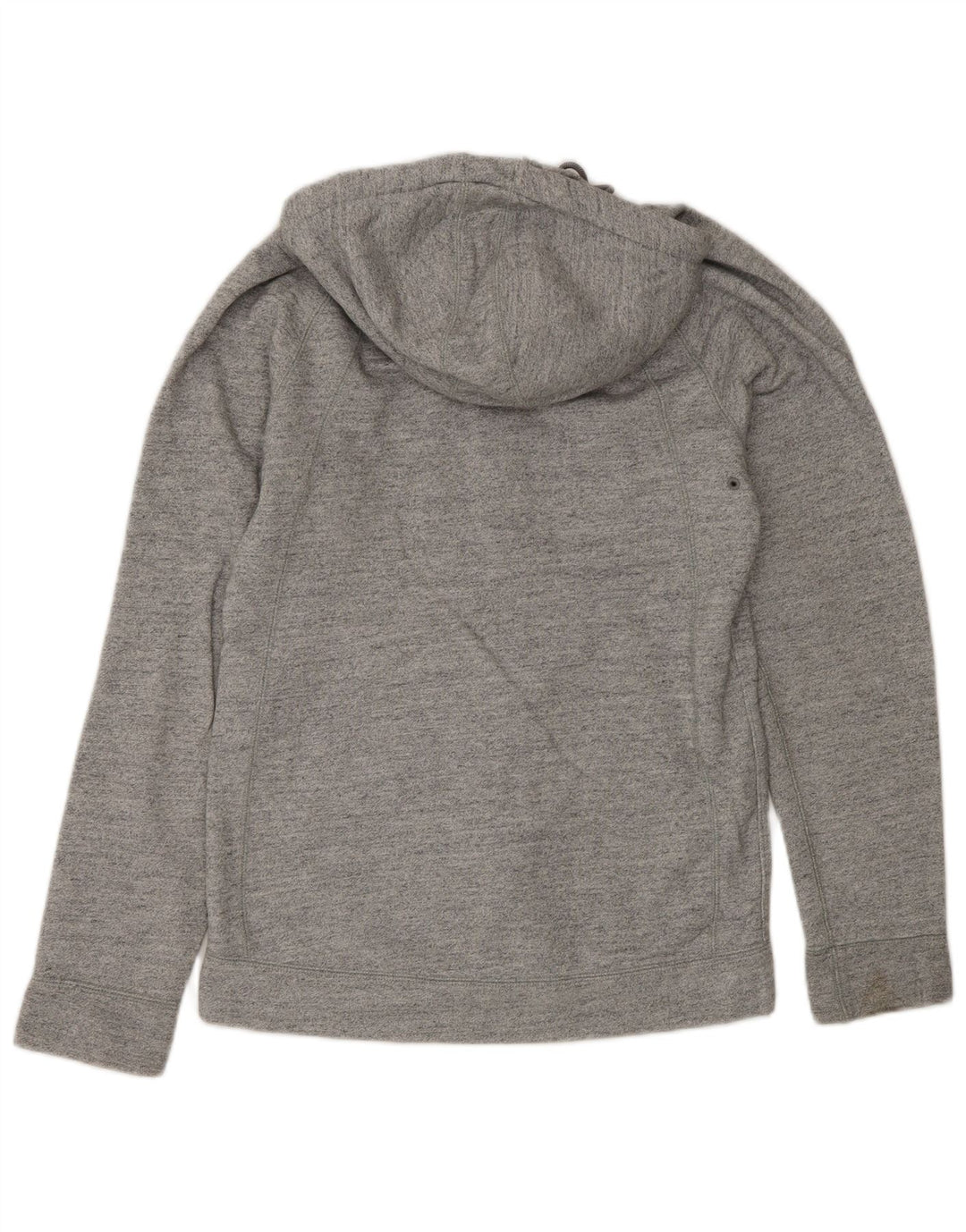 Jordan Mens Zip Hoodie Sweater Small Grey Flecked Cotton