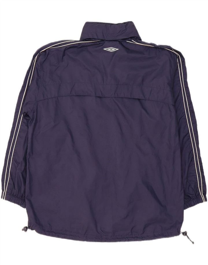 UMBRO Mens Rain Jacket UK 40 Large Navy Blue Nylon