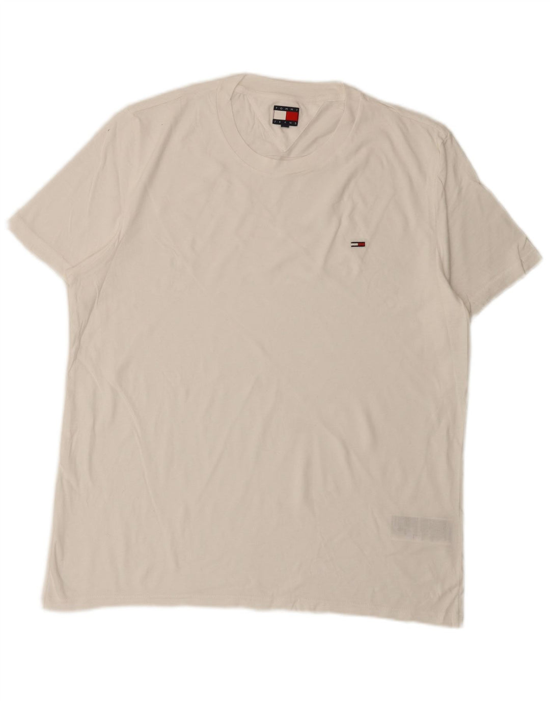 Tommy Hilfiger Mens T-Shirt Top 2XL White Cotton