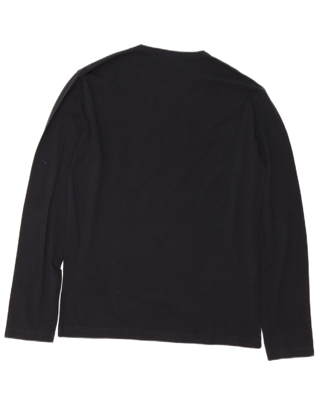 Gas Mens Graphic Top Long Sleeve Large Black Cotton