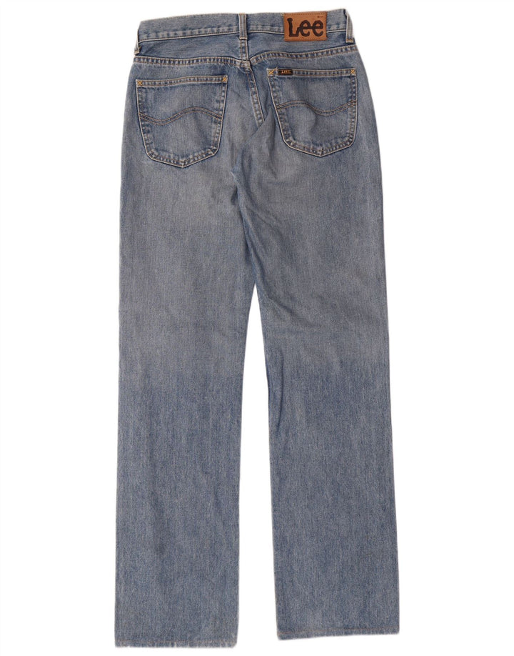 LEE Mens Seattle Straight Jeans W30 L34 Blue Cotton