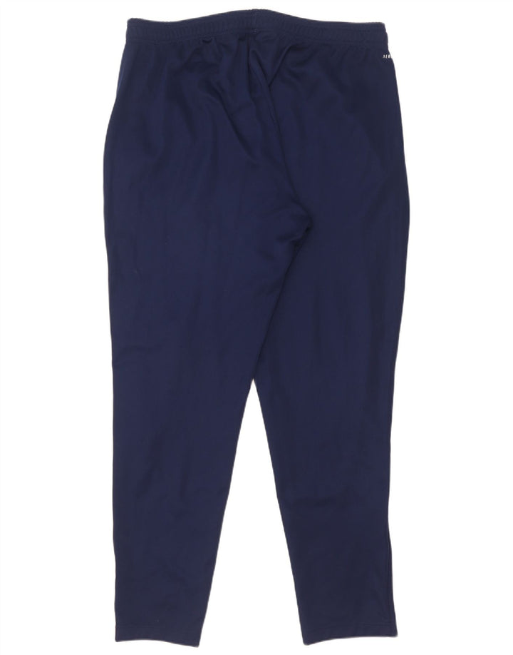Adidas Mens Aeroready Tracksuit Trousers XL Navy Blue Polyester