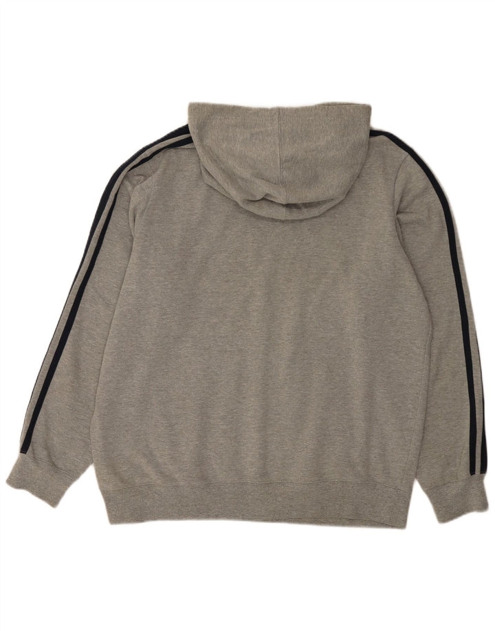 Starter Mens Hoodie Jumper Medium Grey Cotton
