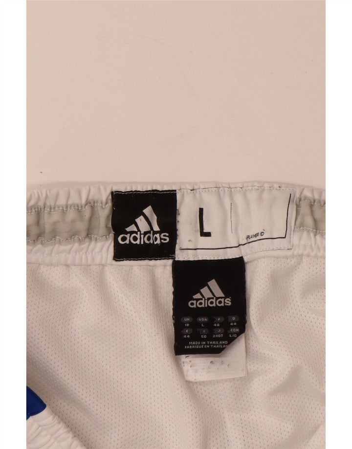 ADIDAS Womens Climalite Sport Shorts UK 18 XL White Cotton