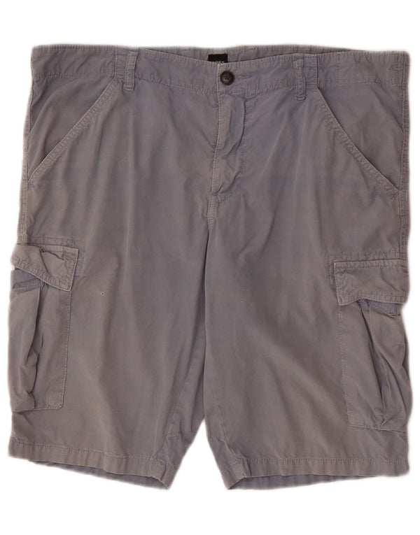 HUGO BOSS Mens Cargo Shorts W38 XL Blue
