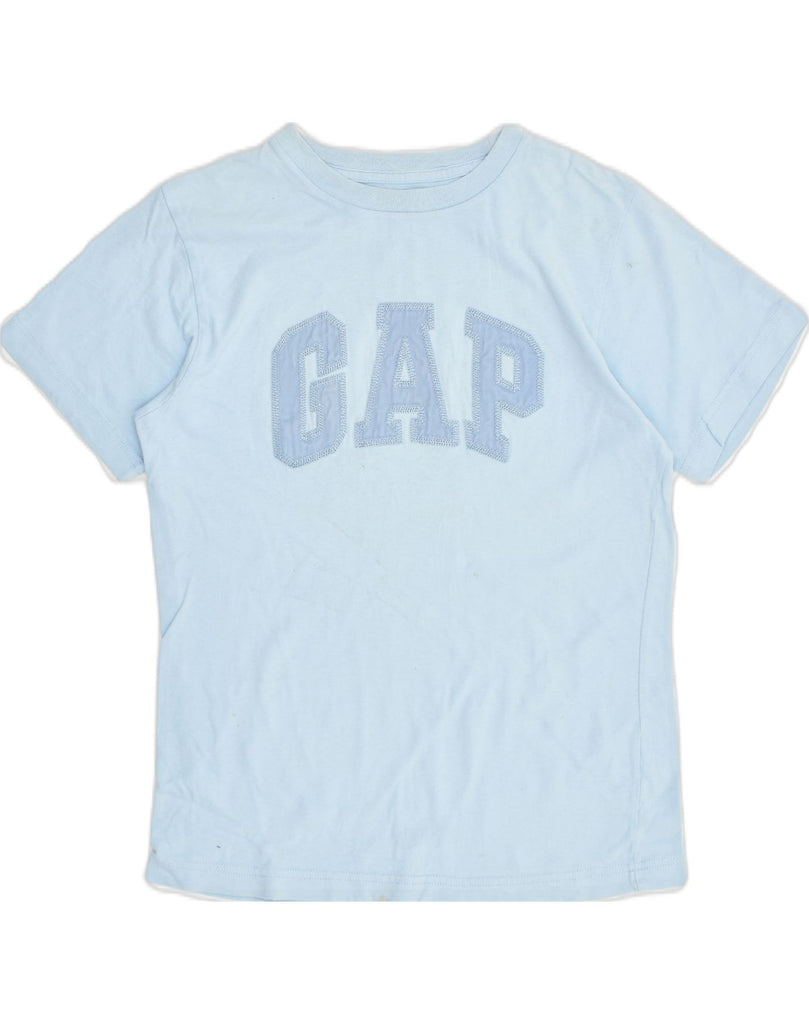 GAP Boys Graphic T-Shirt Top 7-8 Years Medium Blue Cotton | Vintage Gap | Thrift | Second-Hand Gap | Used Clothing | Messina Hembry 