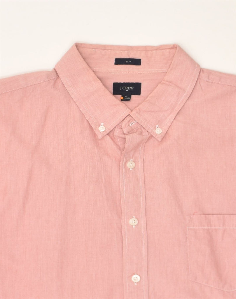 J. CREW Mens Slim Shirt XL Red Cotton | Vintage J. Crew | Thrift | Second-Hand J. Crew | Used Clothing | Messina Hembry 