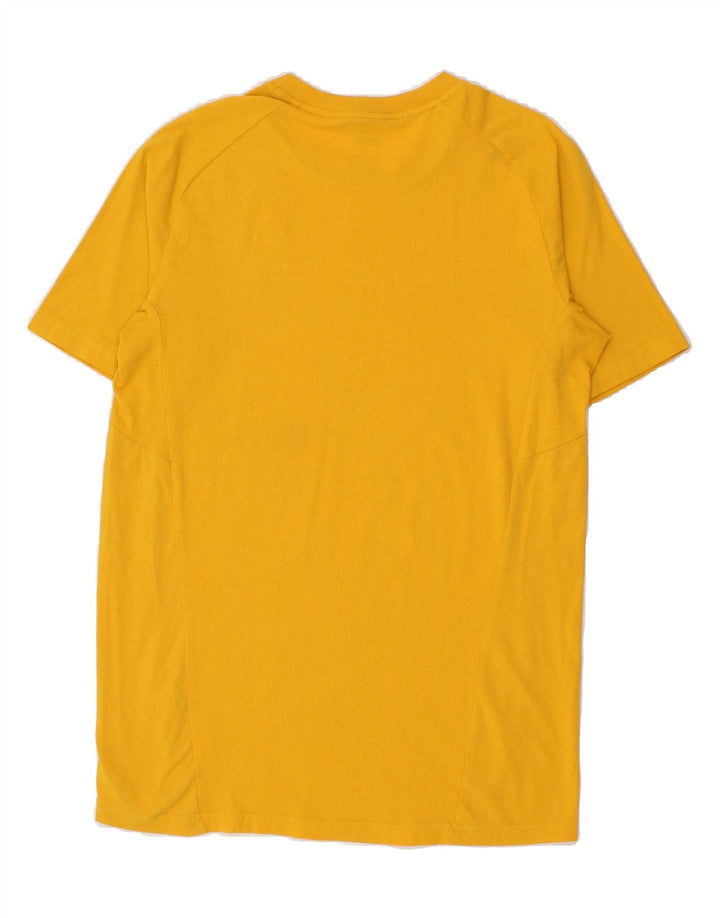 PUMA Mens T-Shirt Top Medium Yellow Vintage Puma and Second-Hand Puma from Messina Hembry 