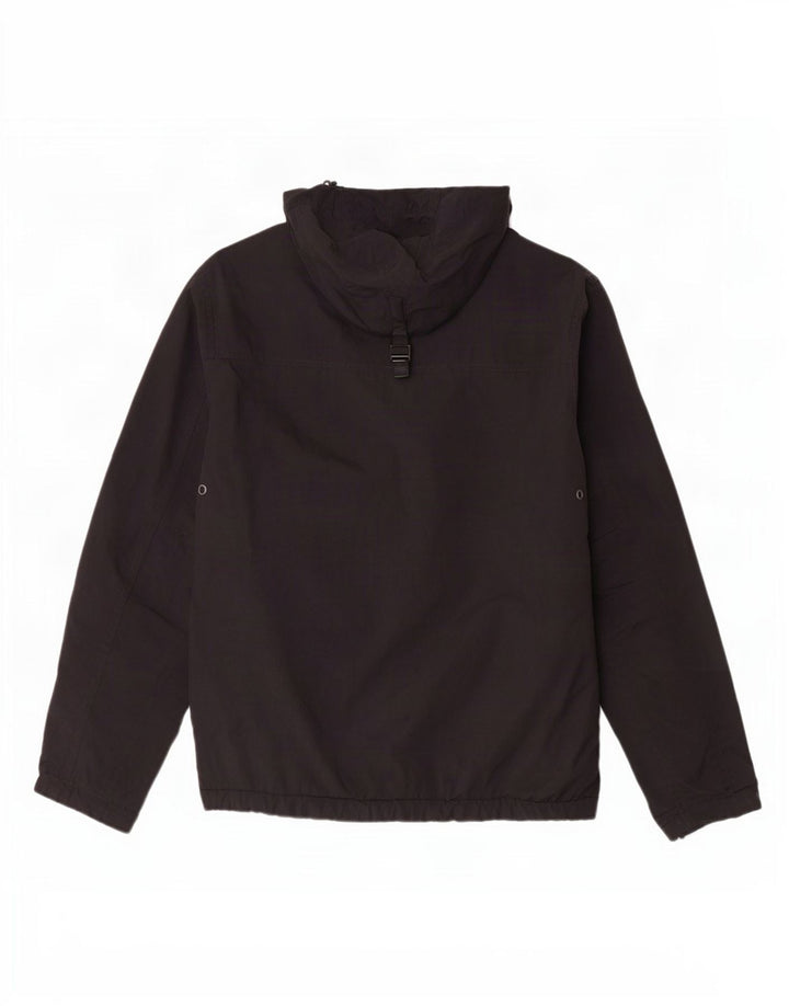 Napapijri Mens Geographic Graphic Anorak Jacket UK 36 Small Black