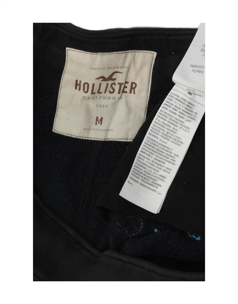 HOLLISTER Mens Graphic Tracksuit Trousers Medium  Black Cotton Vintage Hollister and Second-Hand Hollister from Messina Hembry 