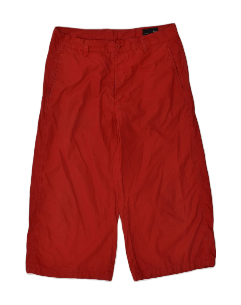 GAS Mens Straight Casual Trousers XL W34 Red Cotton | Vintage Gas | Thrift | Second-Hand Gas | Used Clothing | Messina Hembry 