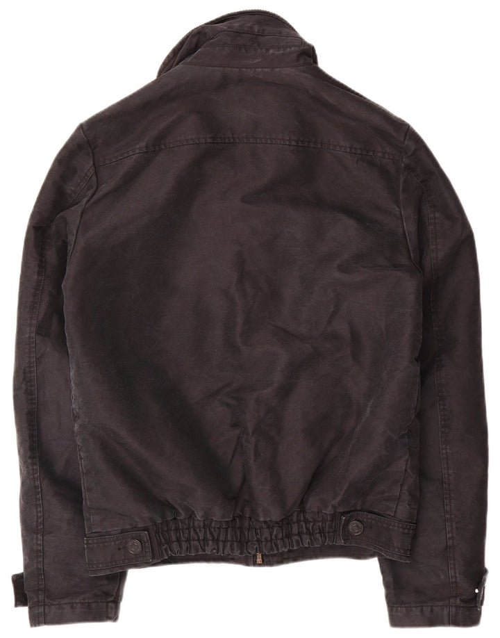 Calvin Klein Jeans Mens Khakis Utility Jacket UK 36 Small Black Cotton