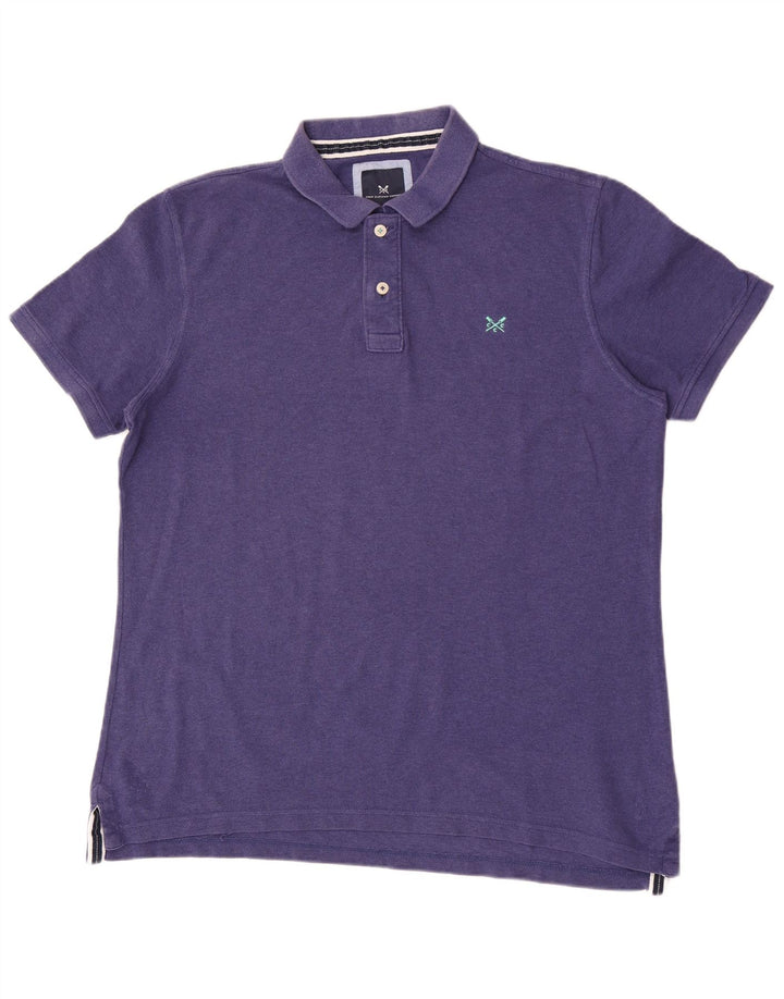 Crew Clothing Mens Polo Shirt XL Navy Blue