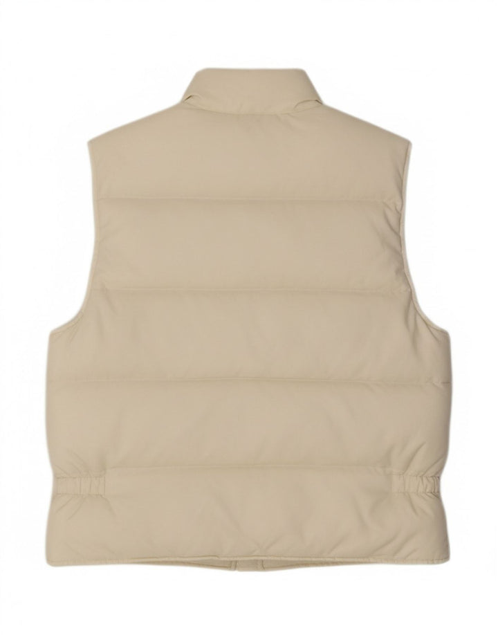 LEE Mens Padded Gilet UK 42 XL White Nylon Vintage Lee and Second-Hand Lee from Messina Hembry 