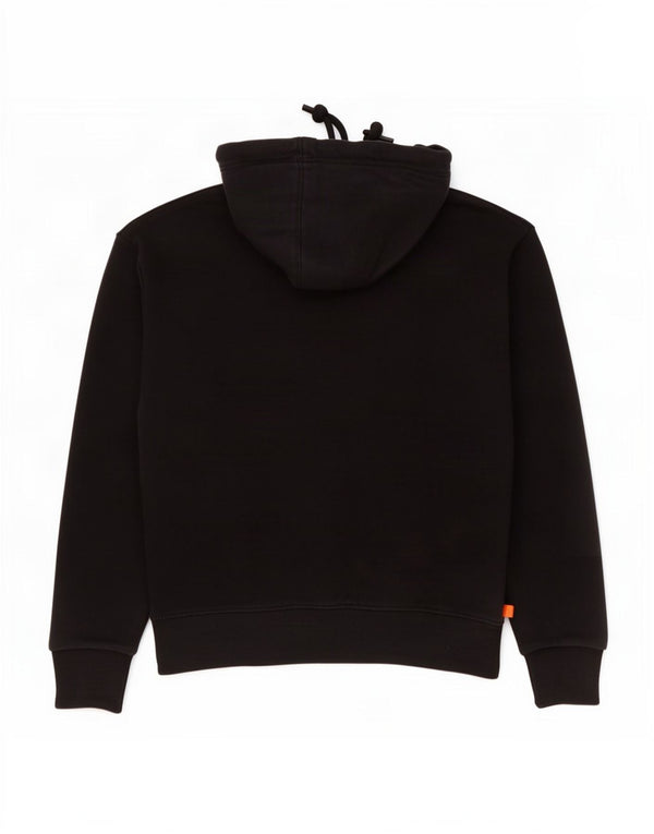 Superdry Mens Graphic Hoodie Jumper Medium Black Cotton