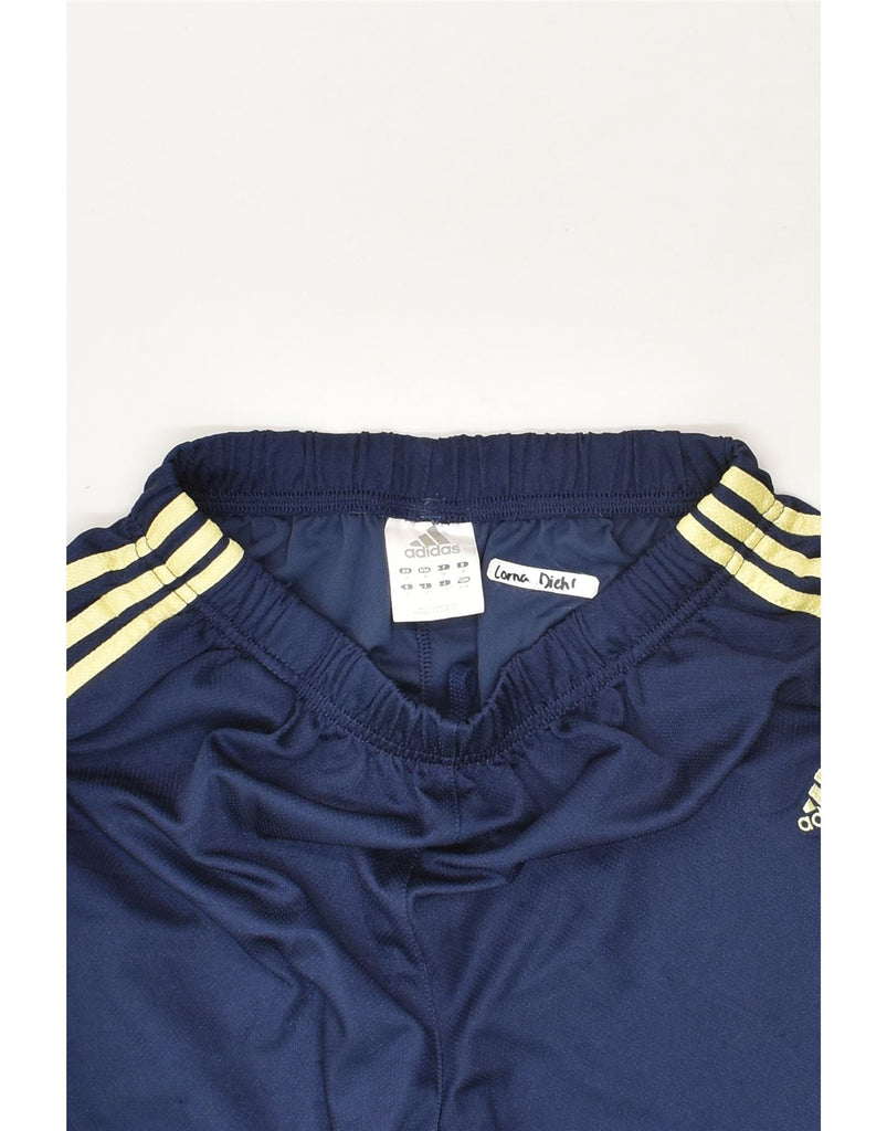 ADIDAS Boys Capri Tracksuit Trousers 10-11 Years Medium Navy Blue | Vintage Adidas | Thrift | Second-Hand Adidas | Used Clothing | Messina Hembry 