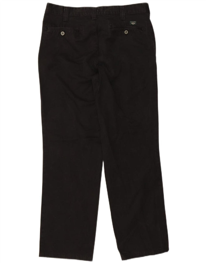Dockers Mens Khakis Straight Chino Trousers W34 L31 Black