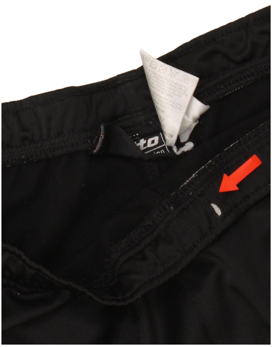 Lotto Mens Tracksuit Trousers XL Black Polyester