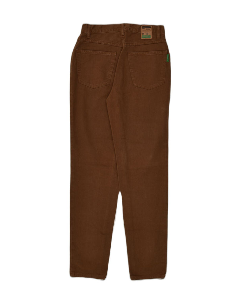 BENETTON Mens Slim Jeans W29 L30 Brown Cotton | Vintage Benetton | Thrift | Second-Hand Benetton | Used Clothing | Messina Hembry 