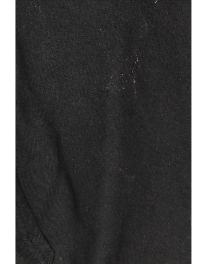 CHAMPION Mens Hoodie Jumper Large Black Cotton