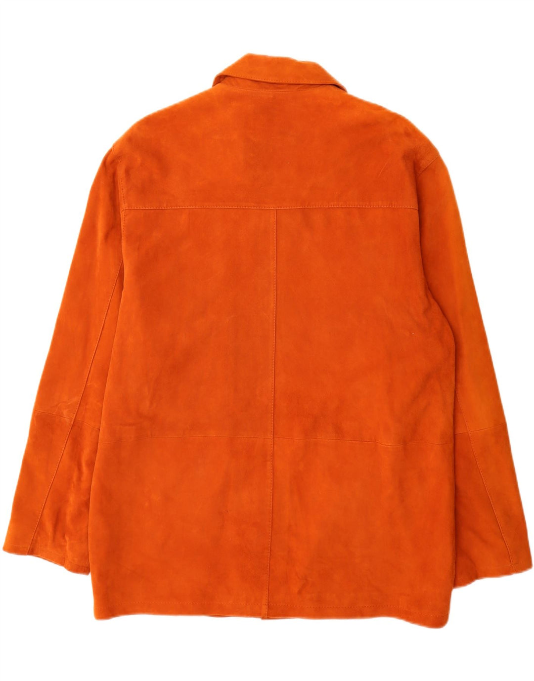Pierre Cardin Mens Suede Jacket IT 50 Large Orange Leather