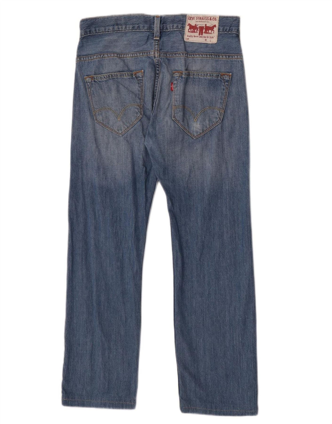 Levi's Womens Straight Jeans W28 L26 Blue