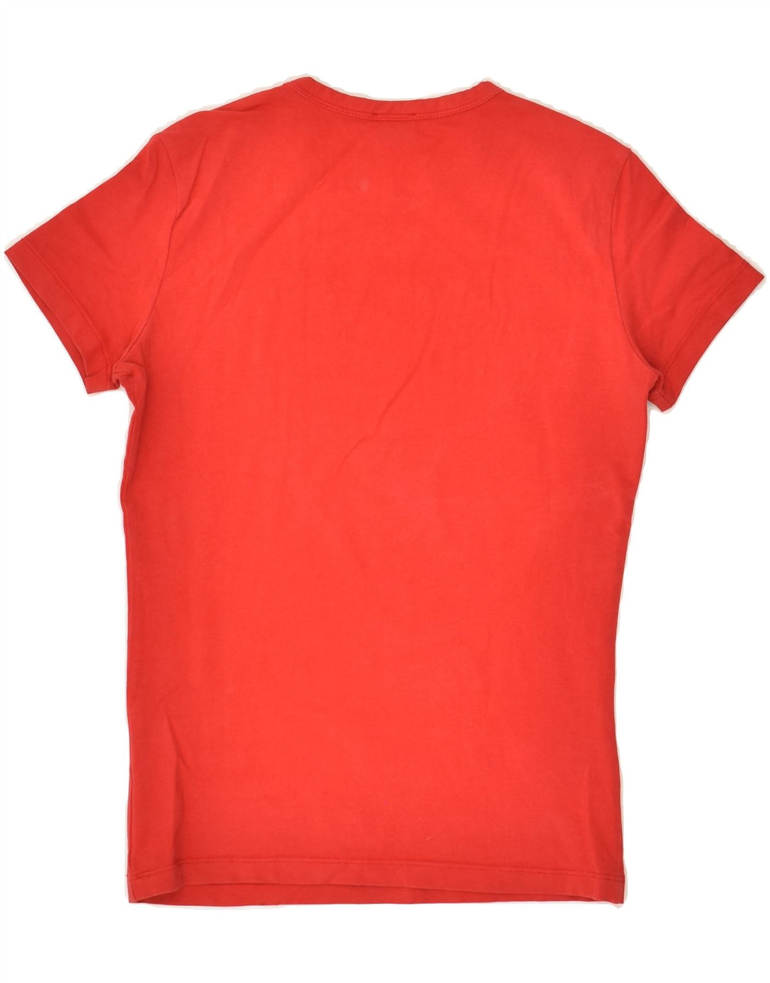 CALVIN KLEIN Womens Graphic T-Shirt Top UK 8 Small Red Cotton | Vintage Calvin Klein | Thrift | Second-Hand Calvin Klein | Used Clothing | Messina Hembry 