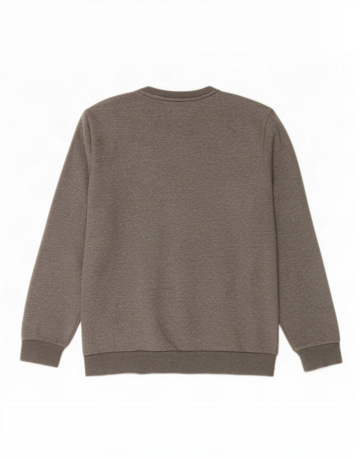 Puma Mens Sweatshirt Jumper Medium Grey Flecked Cotton