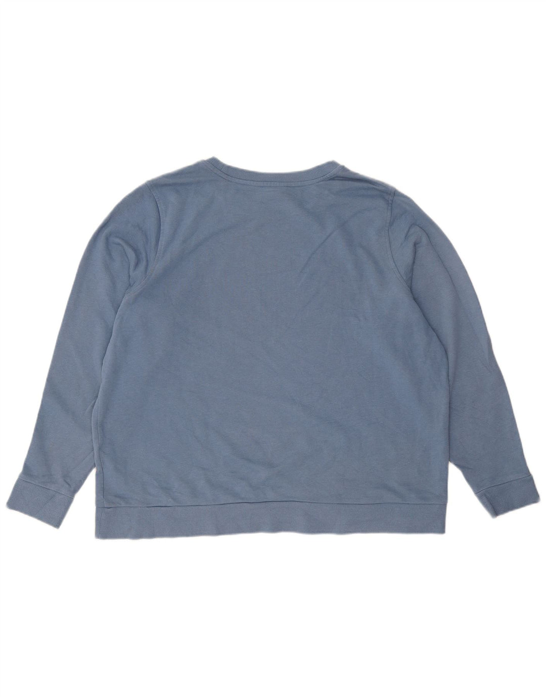 Marks & Spencer Womens Sweatshirt Jumper UK 20 2XL Blue Cotton