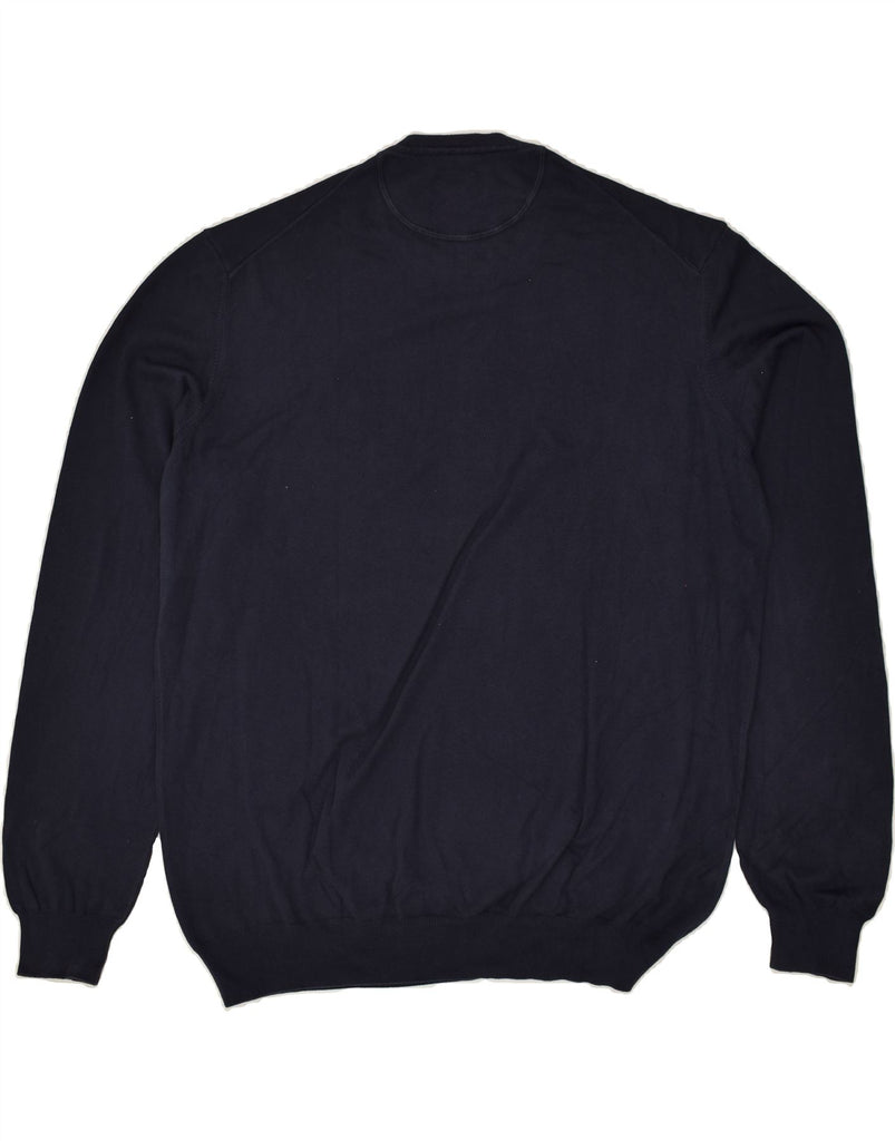 MARLBORO CLASSICS Mens Crew Neck Jumper Sweater 2XL Navy Blue | Vintage Marlboro Classics | Thrift | Second-Hand Marlboro Classics | Used Clothing | Messina Hembry 