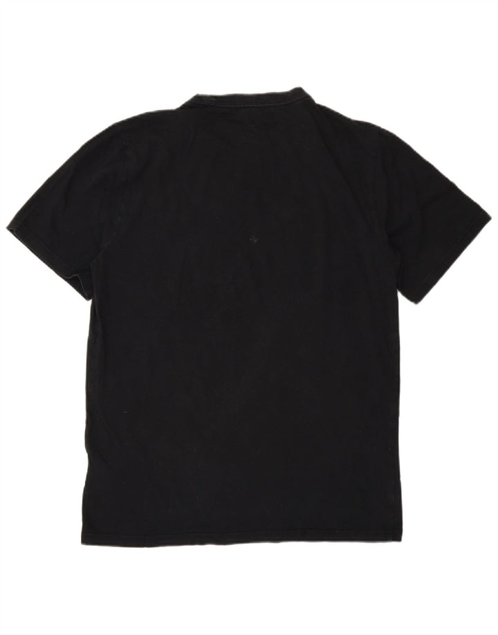Converse Mens Graphic T-Shirt Top Small Black Cotton