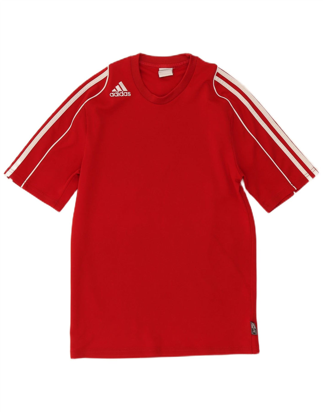 Adidas Mens Climalite T-Shirt Top Small Red Polyester