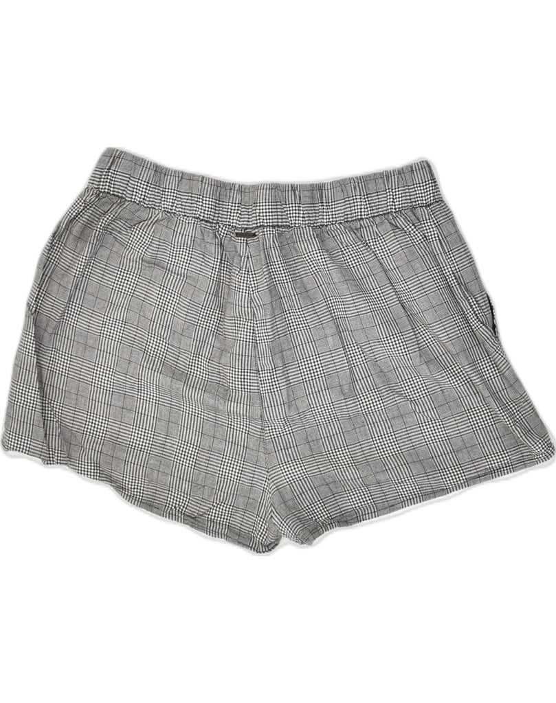 VOLCOM Womens Chino Shorts Large W32  Grey Check Cotton | Vintage Volcom | Thrift | Second-Hand Volcom | Used Clothing | Messina Hembry 