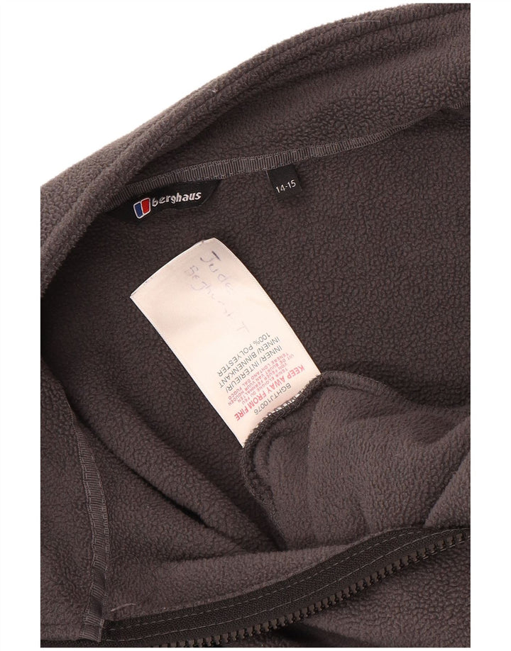 Berghaus Boys Fleece Jacket 14-15 Years Grey Polyester
