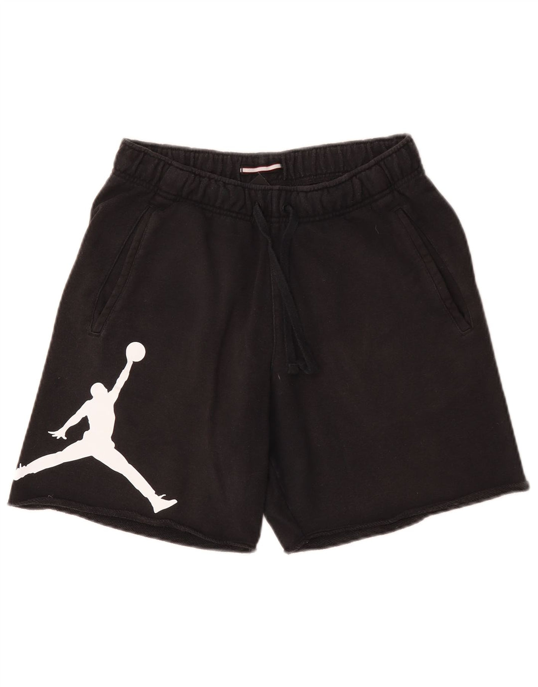 JORDAN Mens Graphic Sport Shorts Small  Black Cotton