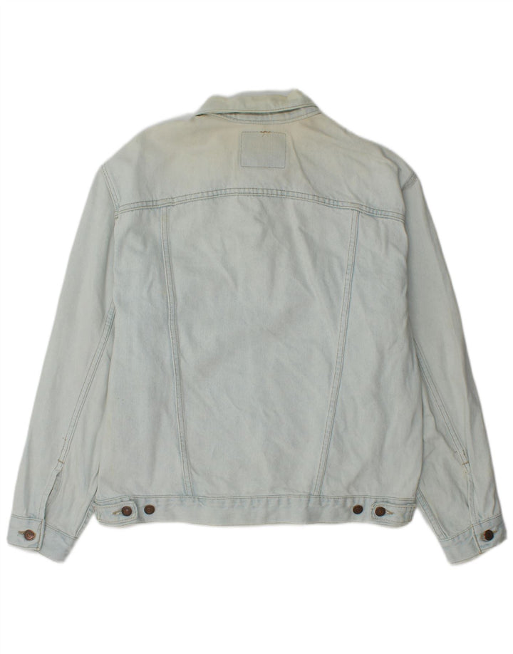 Levi's Mens Denim Jacket UK 38 Medium Blue Cotton