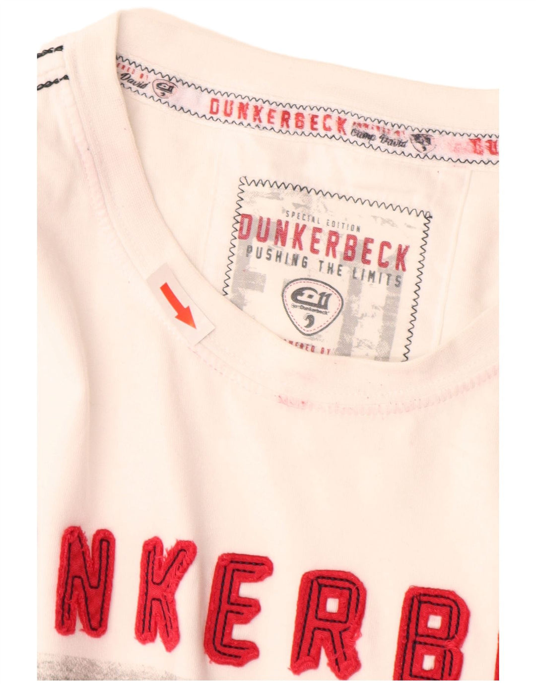 Camp David Mens Graphic T-Shirt Top XL White Cotton