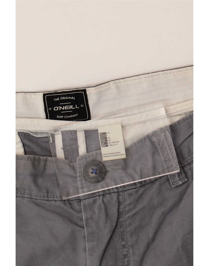 O'Neill Mens Chino Shorts W31 Medium Grey Cotton