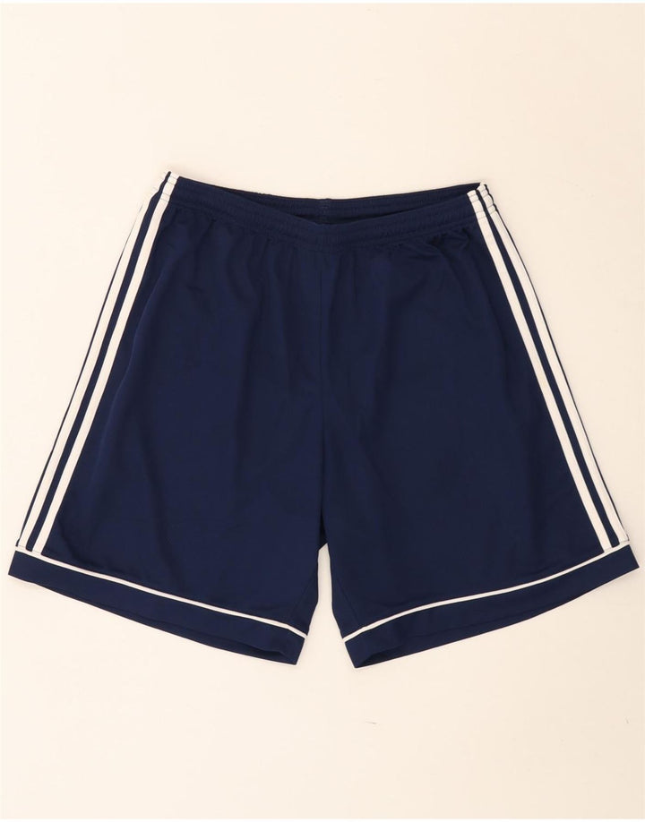 Adidas Mens Climalite Sport Shorts Large  Navy Blue Polyester