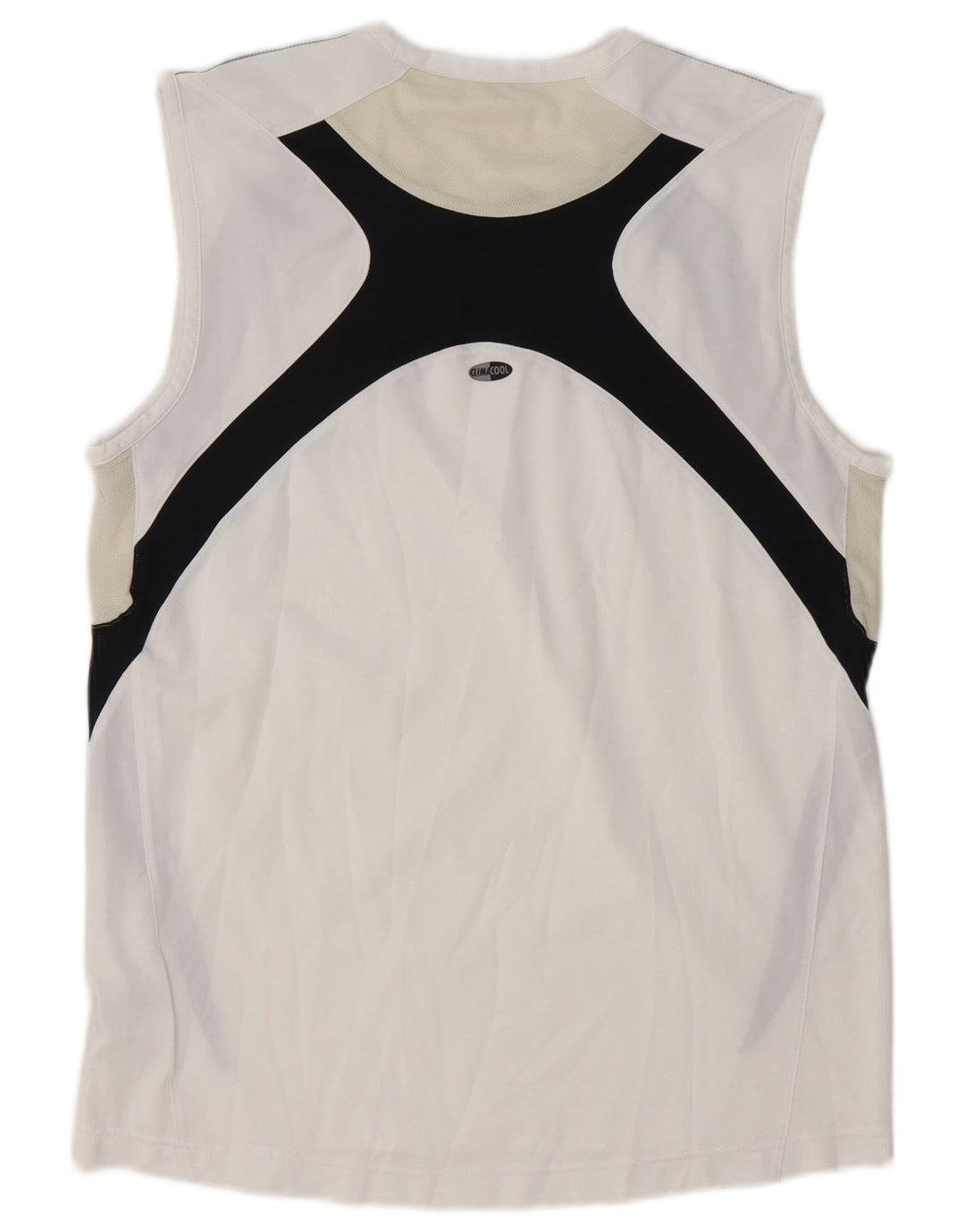 Adidas Mens Clima 365 Vest Top Medium White Colourblock Polyester