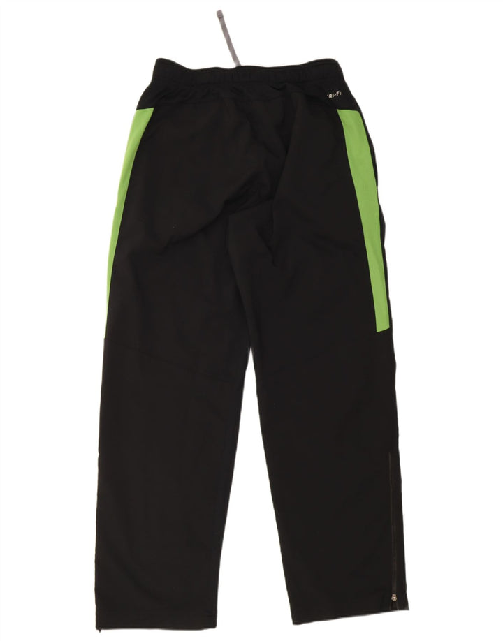Nike Mens Dri Fit Tracksuit Trousers Medium  Black Colourblock Polyester