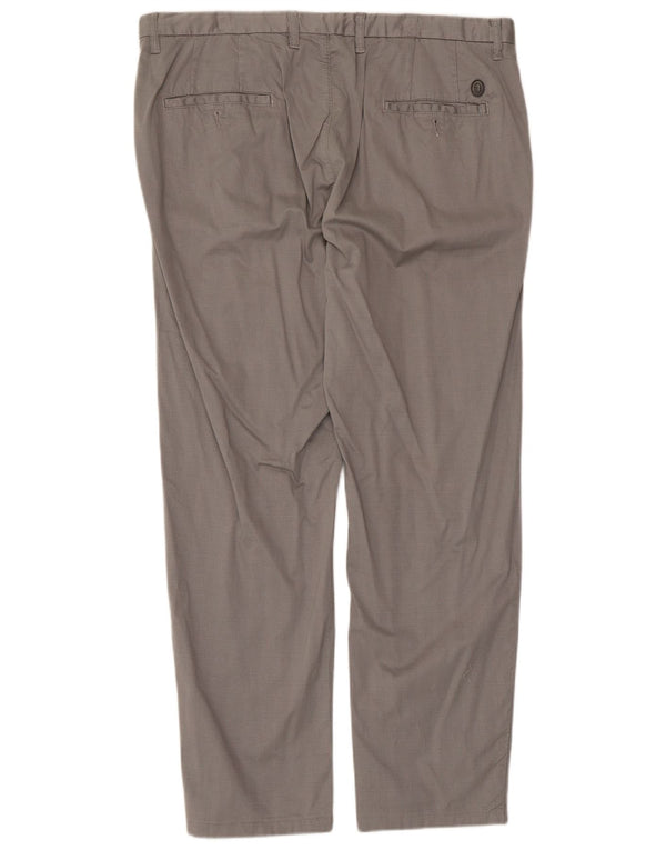 Trussardi Mens Straight Chino Trousers IT 52 XL W36 L29 Grey