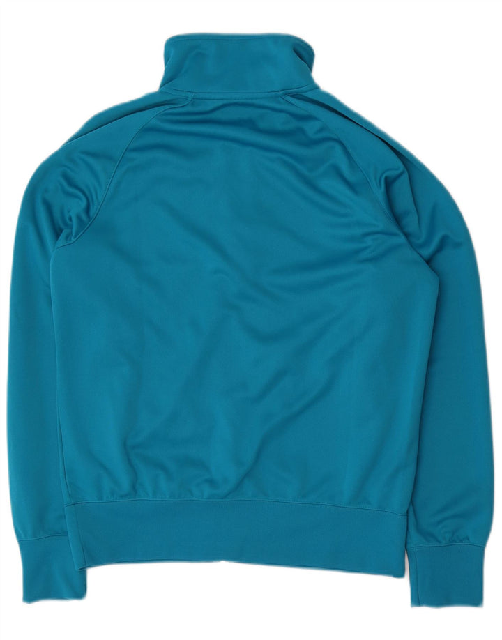 Nike Mens Tracksuit Top Jacket Small Blue Colourblock Polyester