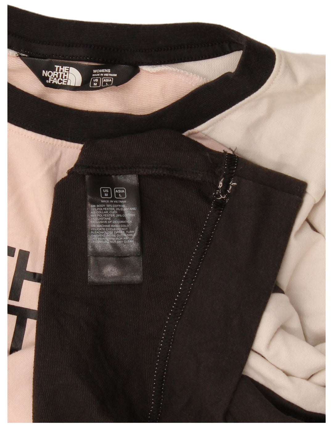 The North Face Womens Graphic Sweatshirt Jumper UK 14 Medium Multicoloured