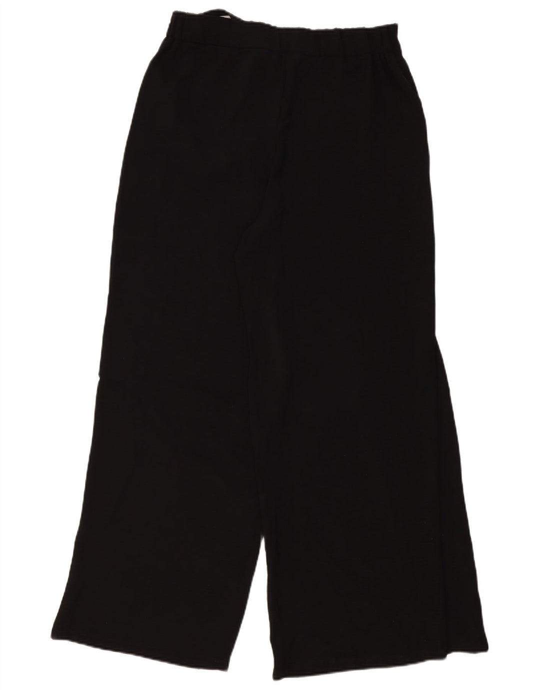 Zara Womens Wide Leg Casual Trousers Large W30 L30 Black Polyester