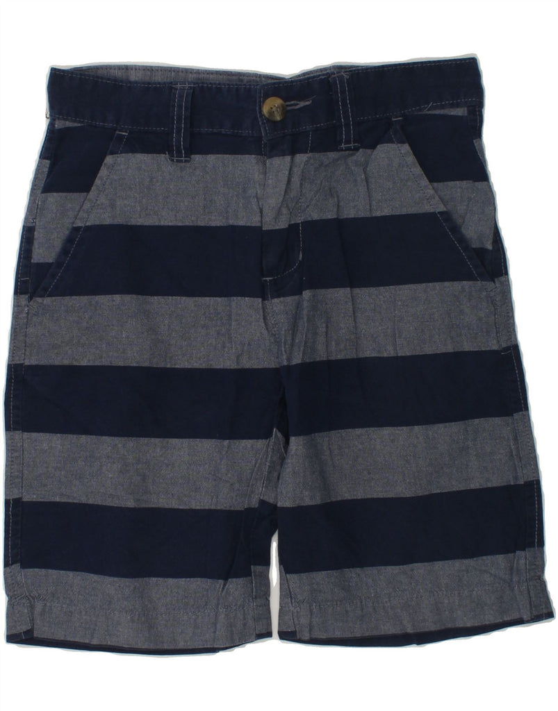 NAUTICA Boys Chino Shorts 7-8 Years W24  Navy Blue Striped Cotton | Vintage Nautica | Thrift | Second-Hand Nautica | Used Clothing | Messina Hembry 